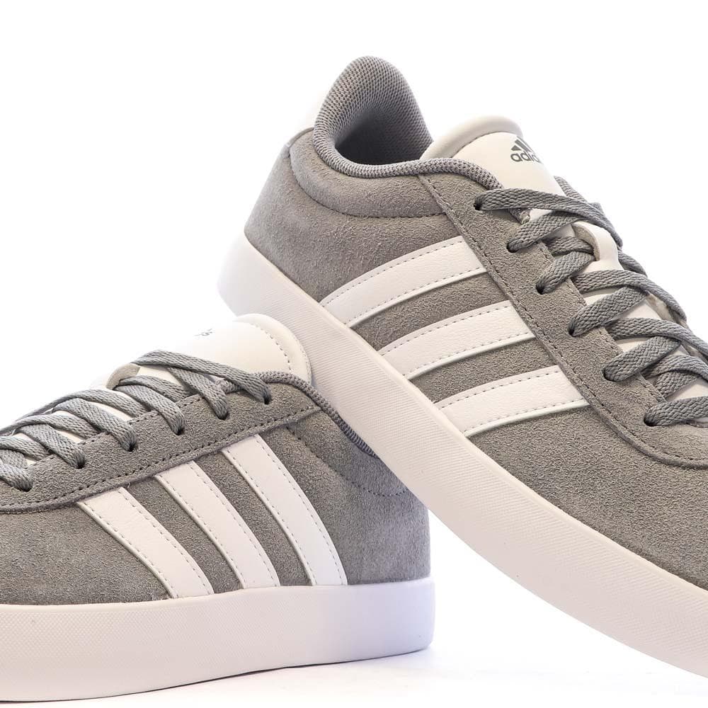 Baskets Grise Femme Adidas Vl Court 3.0 K 7