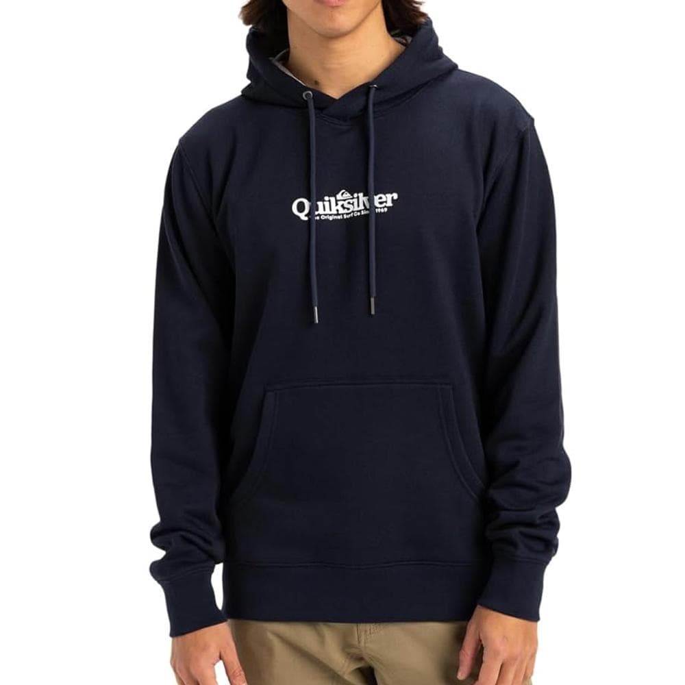 Sweat à Capuche Marine Homme Quiksilver Fineline 1
