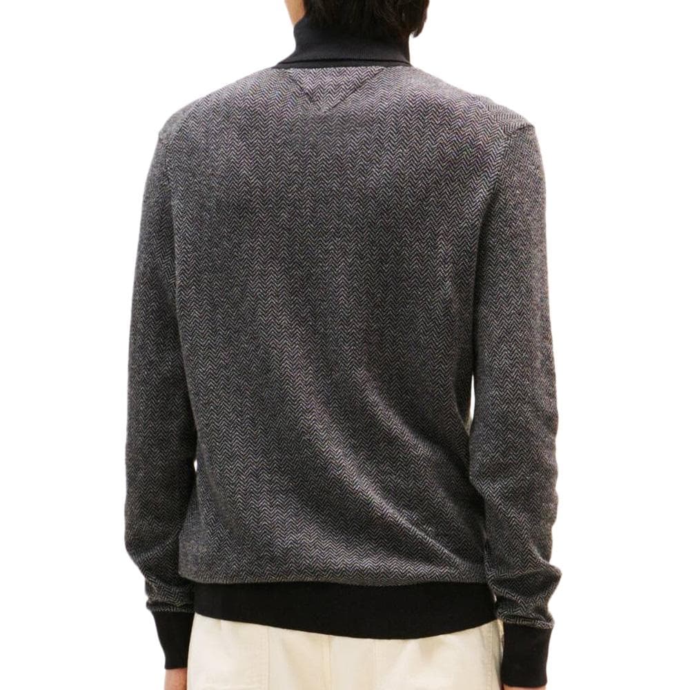 Pull Gris Chiné Homme Tommy Hilfiger Pima MW0MW40446 2