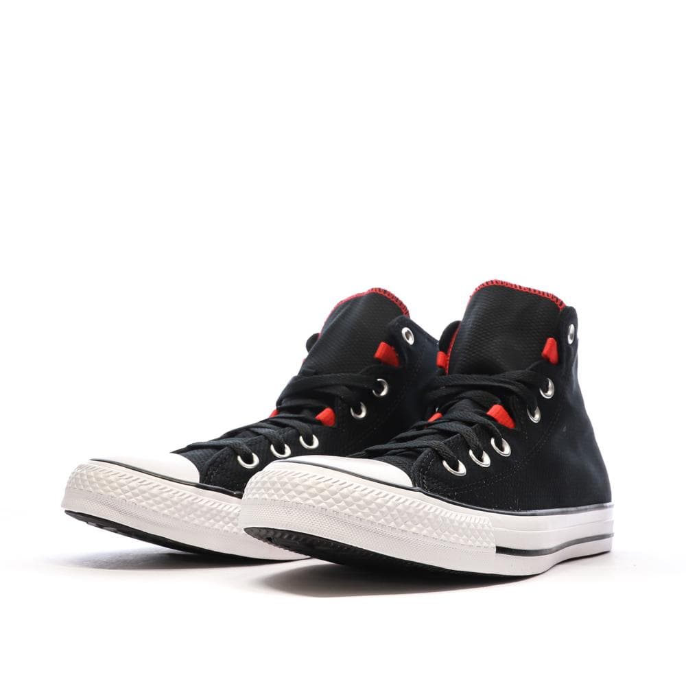 Baskets Noires/Rouge/Blanches Converses Chuck Taylor All Star 6