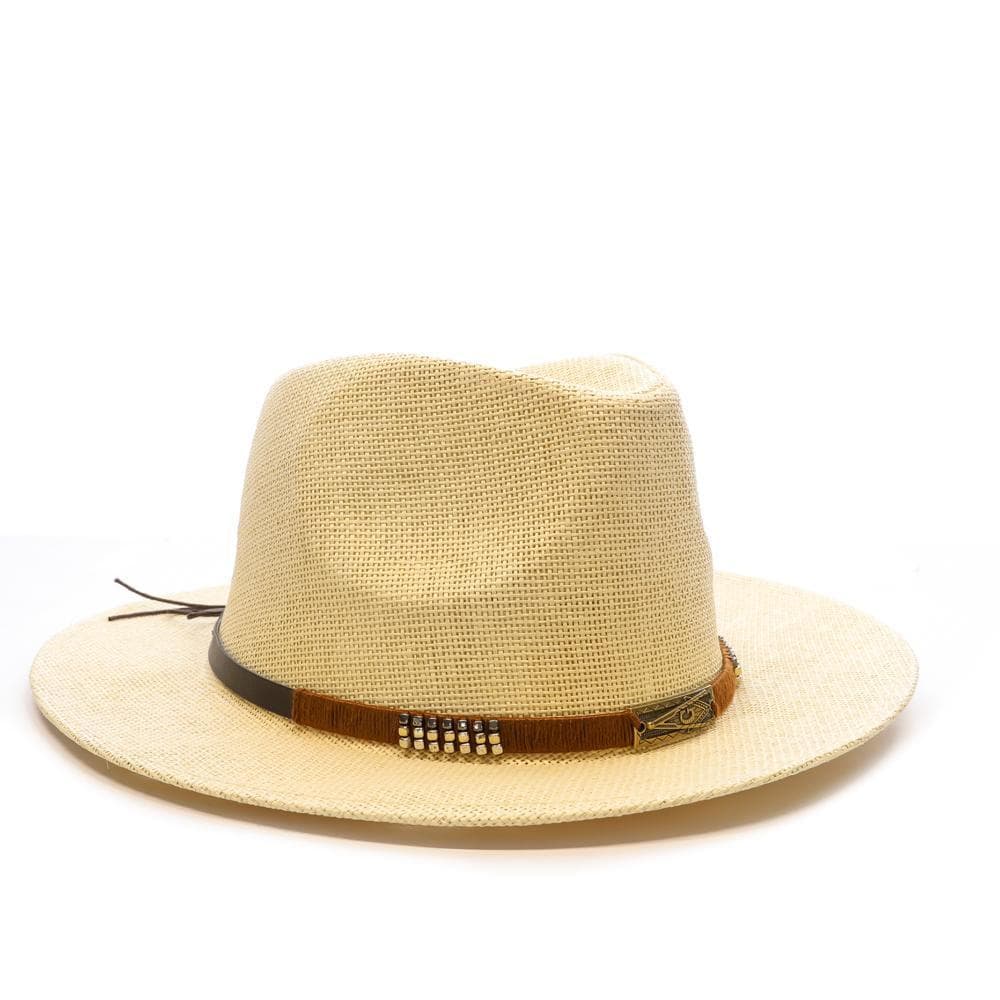 Chapeaux Beige Via Lorenzo Fedora 2