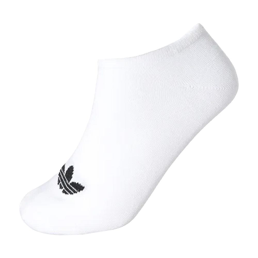 x6 Paires de chaussettes Blanches/Noir Homme Adidas Trefoil Liner 6 2