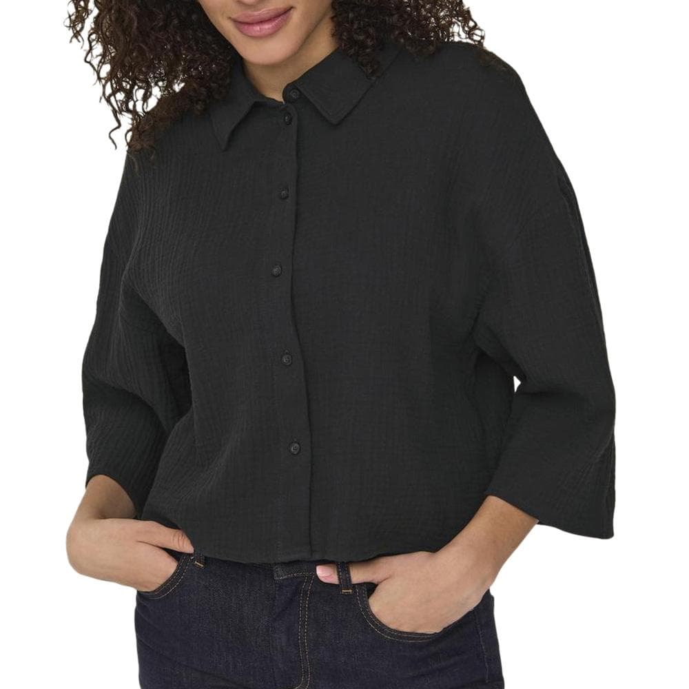 Chemise Grise Femme JDY Theis Life 3/4 1