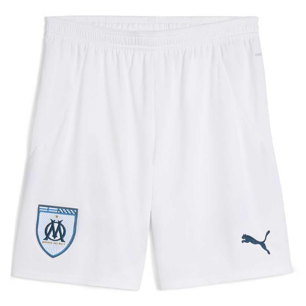 OM Short Blanc/Turquoise Homme Puma 1