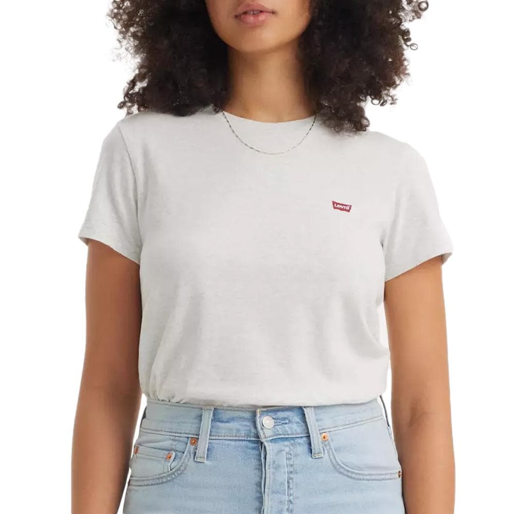 T-Shirt Gris Femme Levi's Perfect Blacks 39185 1