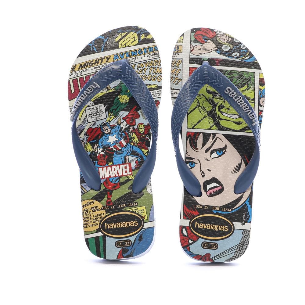 Tongs Bleus Garçon Havaianas Hav Top Marvel 3
