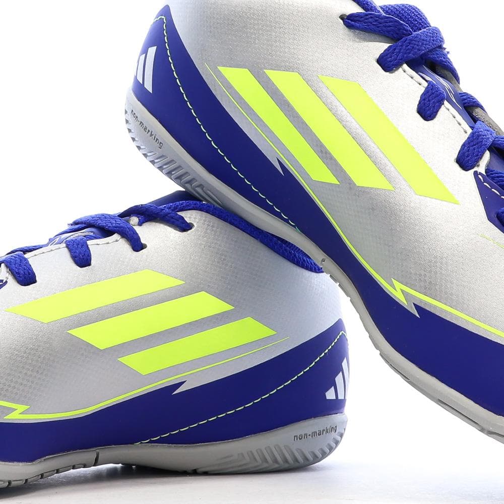 Chaussures de Foot Argent/Bleu Junior Adidas F50 Club In Messi 7