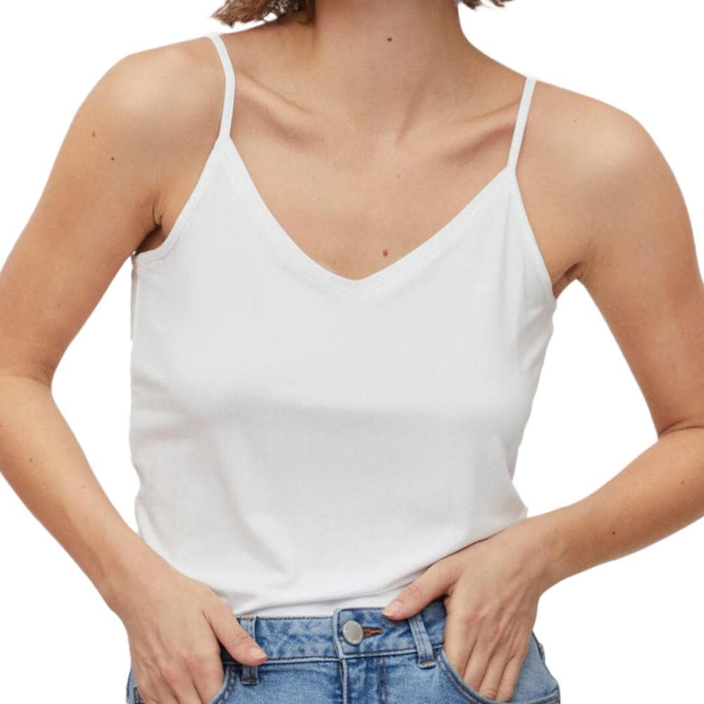Débardeur Blanc Femme Vila Singlet 1