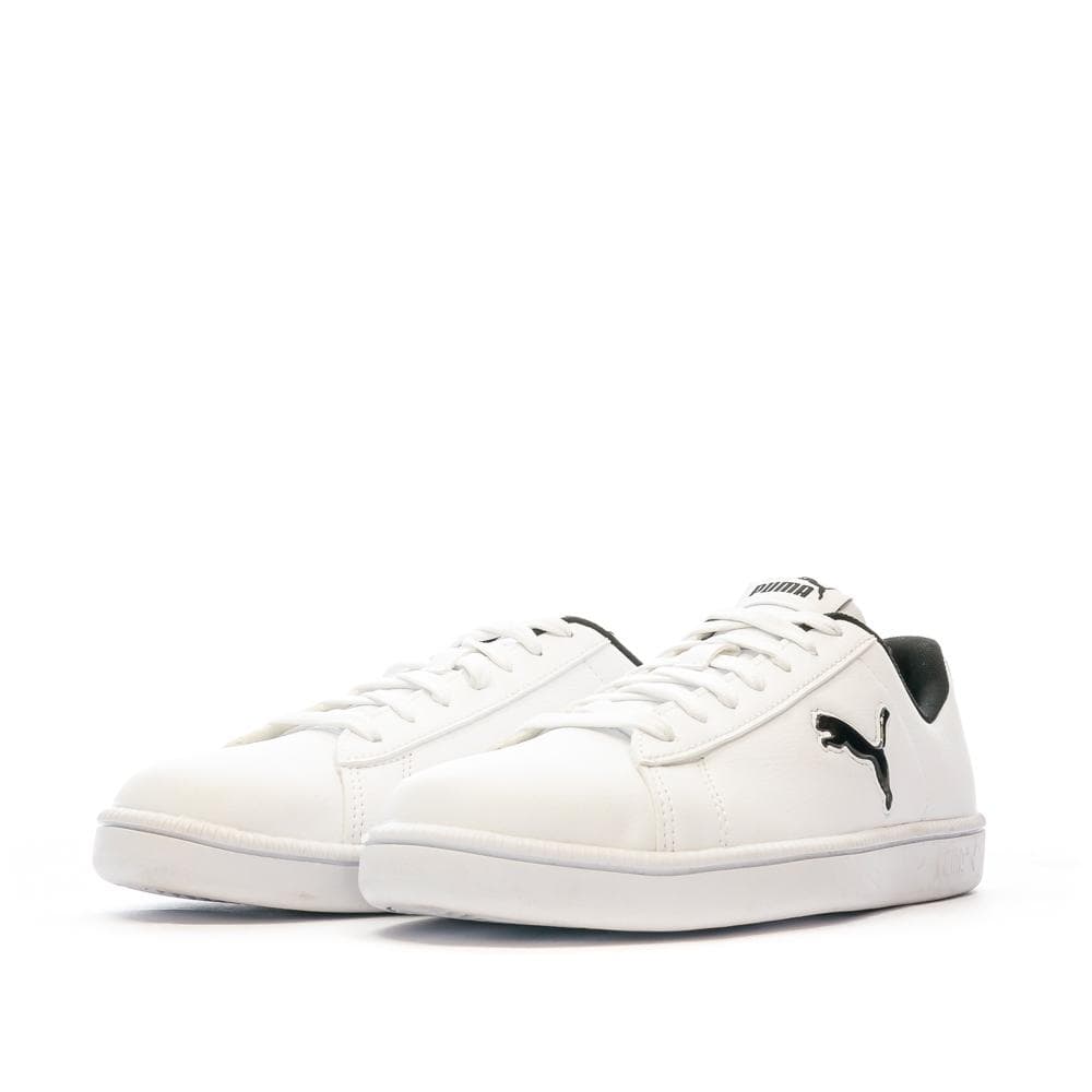 Baskets Blanches/Noires Garçon Puma Cat 6
