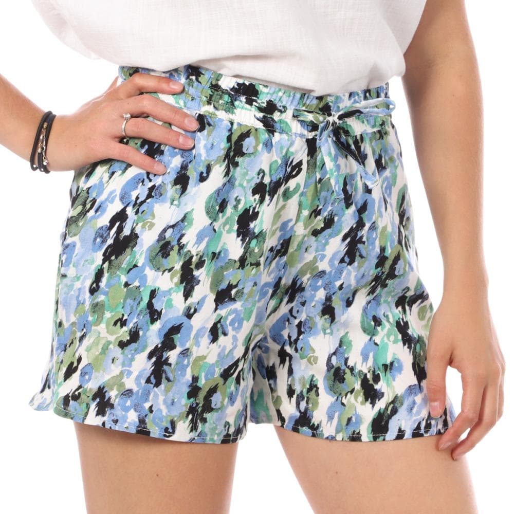 Short Vert/Bleu à Motifs Femme Vero Moda Easy 1