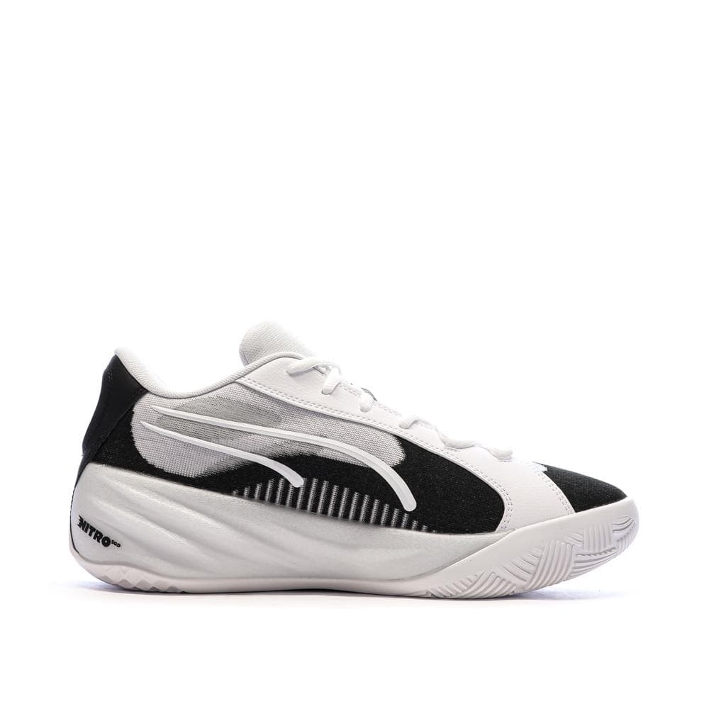 Chaussures de Basketball Blanche/Noir Homme Puma All-pro Nitro 2