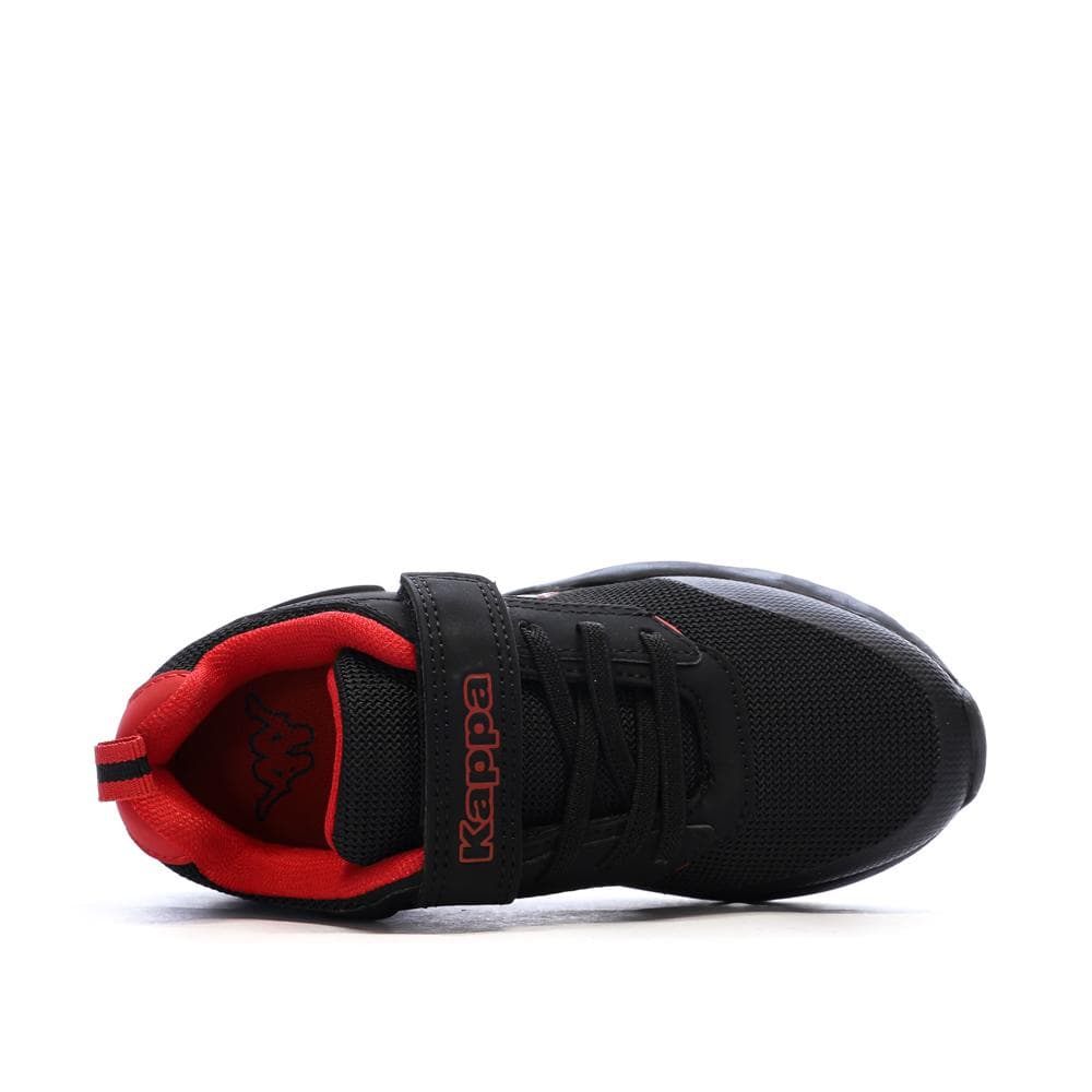 Baskets Noires/Rouge Garçon Kappa Logo Safir 2 4