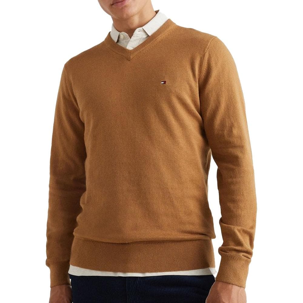 Pull Camel Homme Tommy Hilfiger Pima MW0MW28047 1