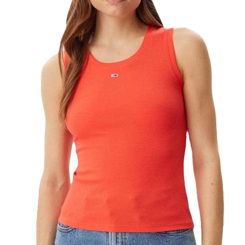 Débardeur Rouge Femme Tommy Hilfiger Essential BDS 1
