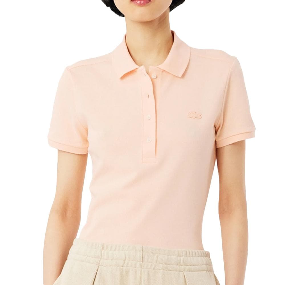 Polo Orange Clair Femme Lacoste PF5462-031 1