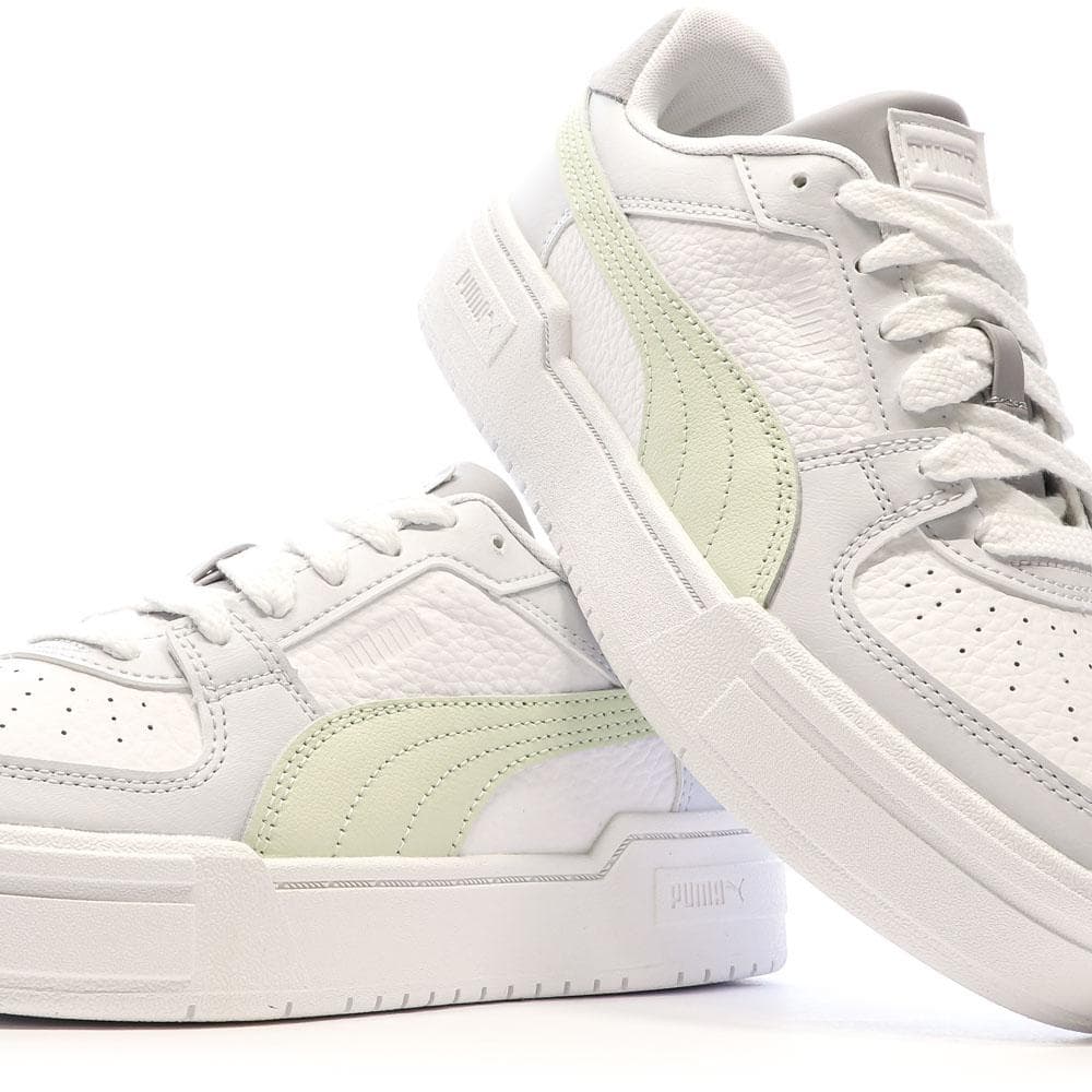 Baskets Blanche/Gris/Vert Femme Puma 394749-02 7