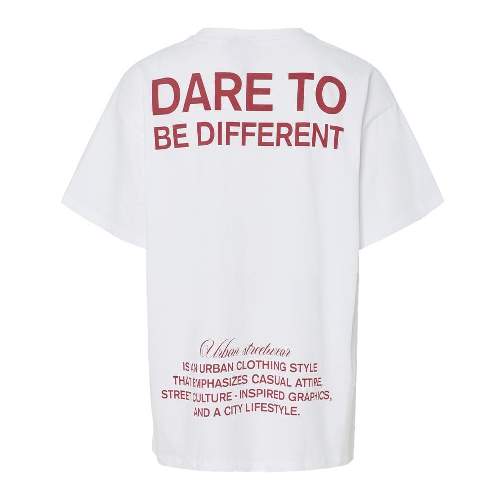 T-shirt Blanc Femme Pieces Fonda 2