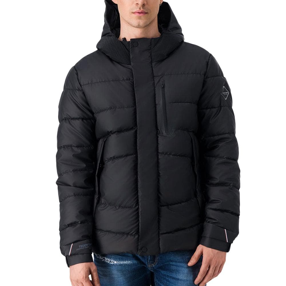 Doudoune Noire Homme Teddy Smith Elder 1