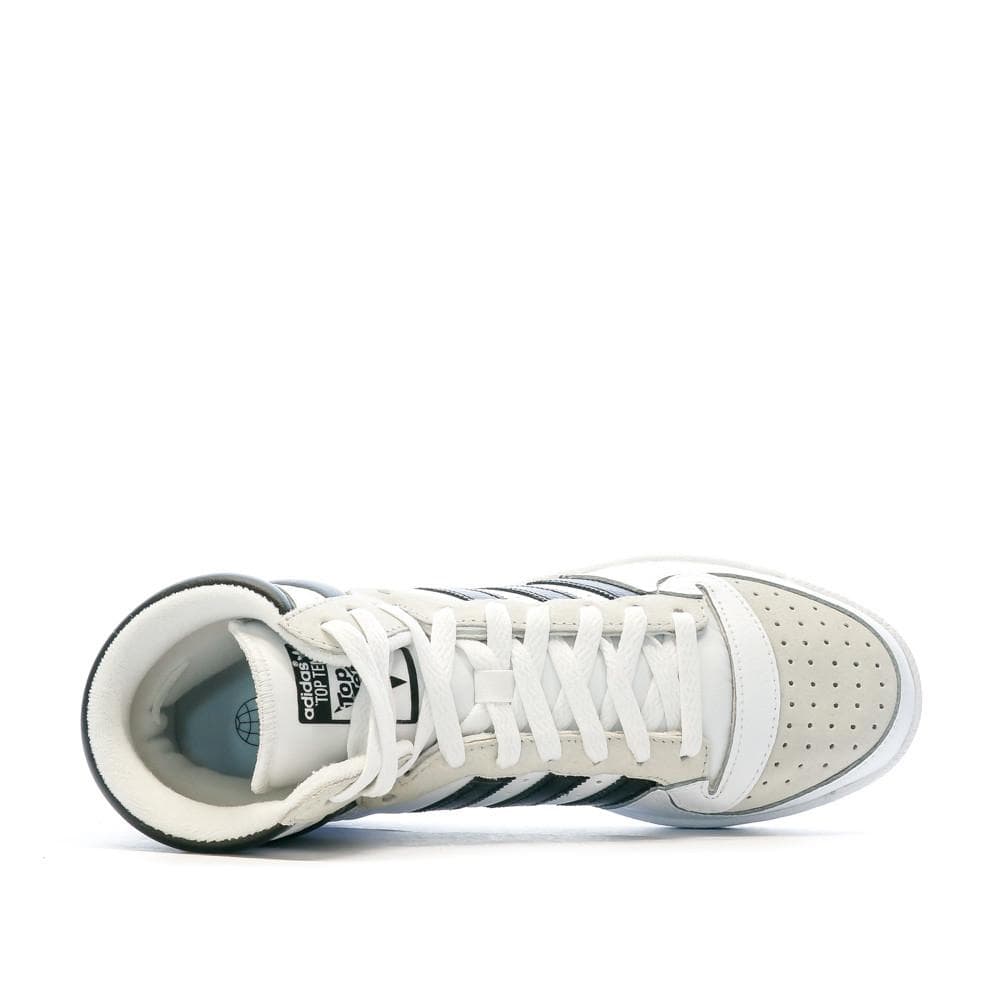 Baskets Blanche/Gris Homme Adidas Top Ten 4