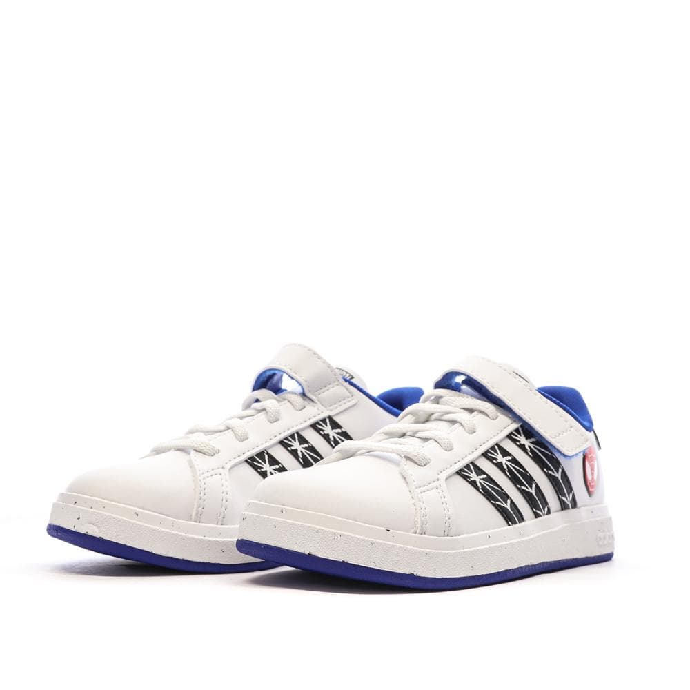 Baskets Blanc/Bleu Garçon Adidas Grand Court Spider-man 6