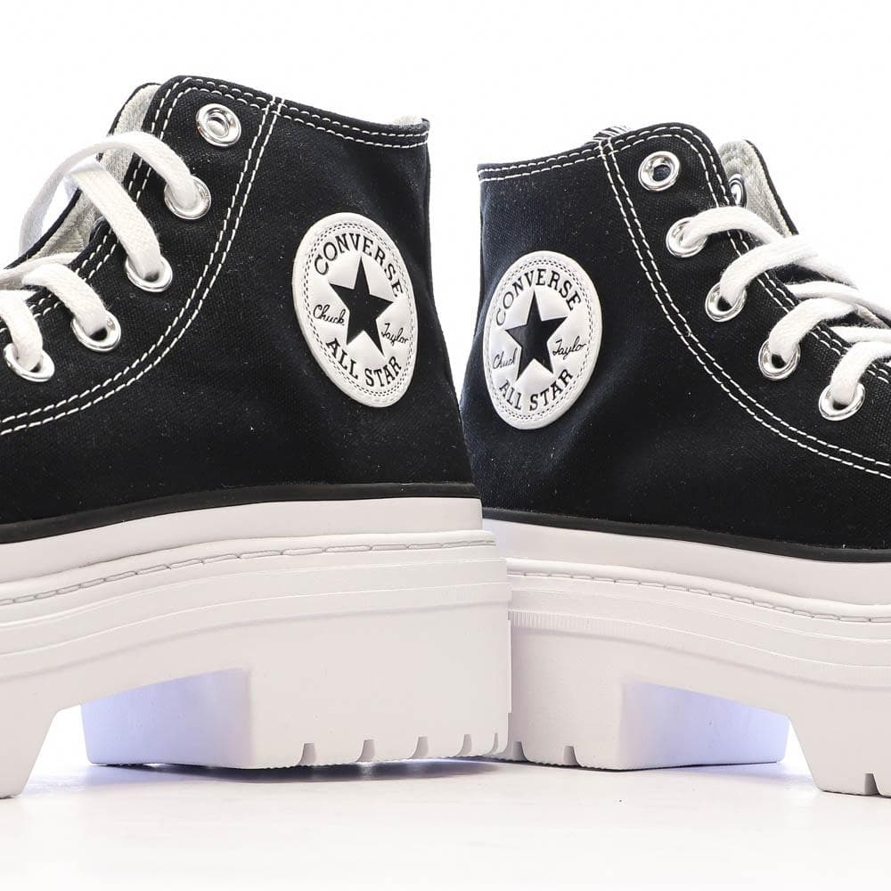 Baskets Noires Femme Converse All Star Lugged A08258C 7