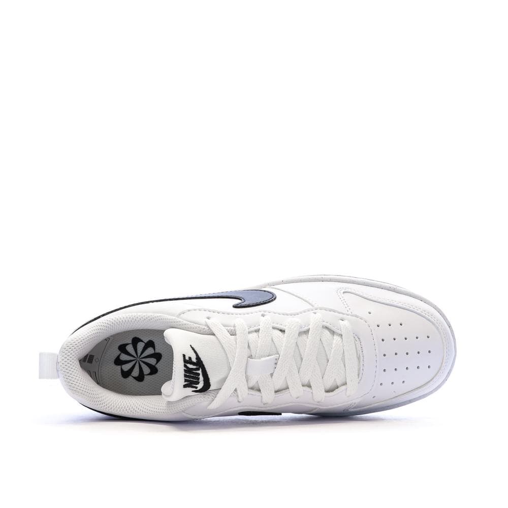 Baskets Blanches Garçon Nike Court Borough Low 4