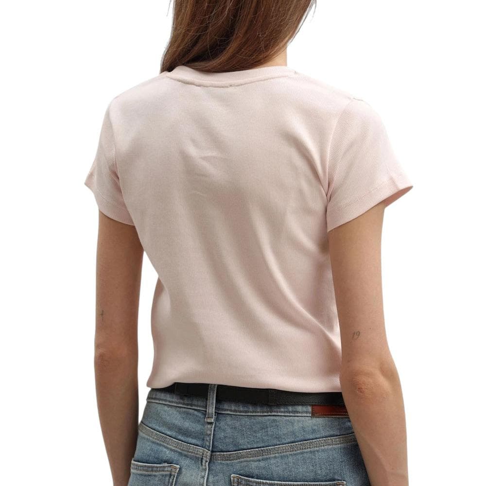T-Shirt Rose Pale Femme Pepe jeans PL506037 2