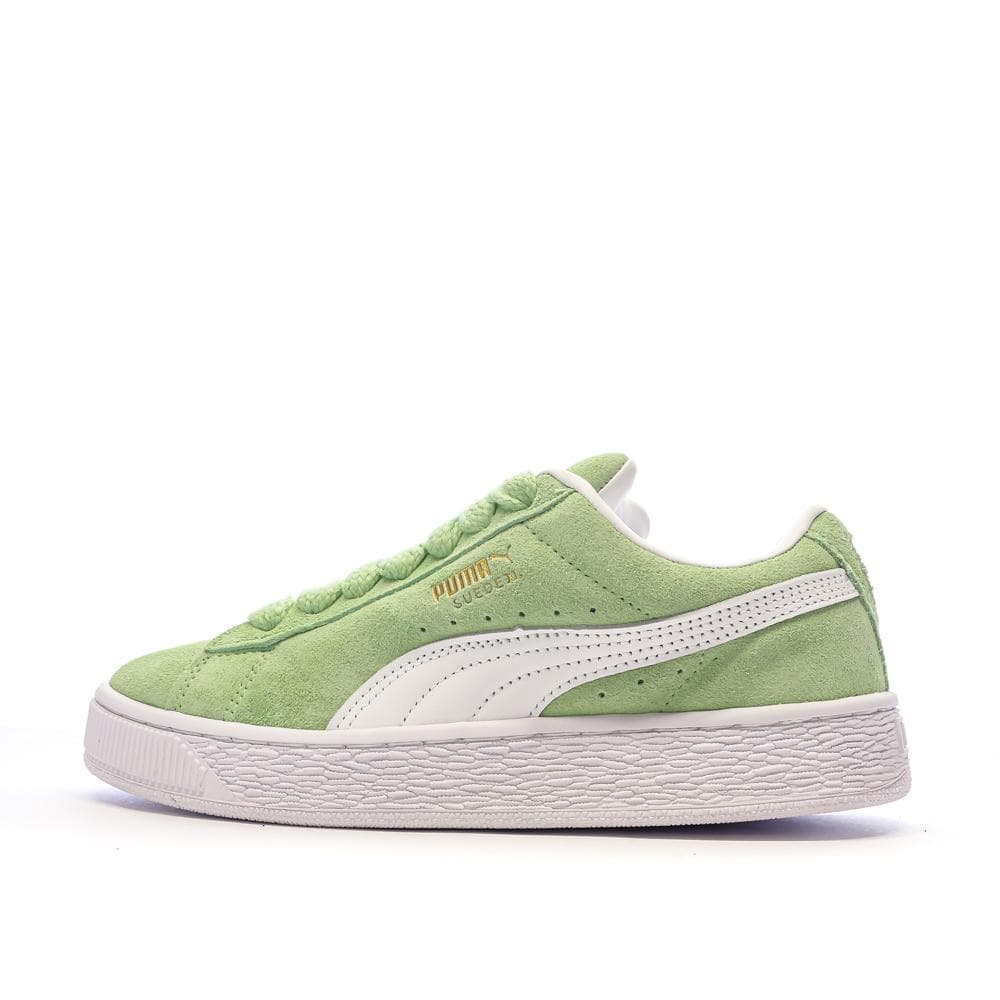 Baskets Vert/Blanc Femme Puma Suede XL 1