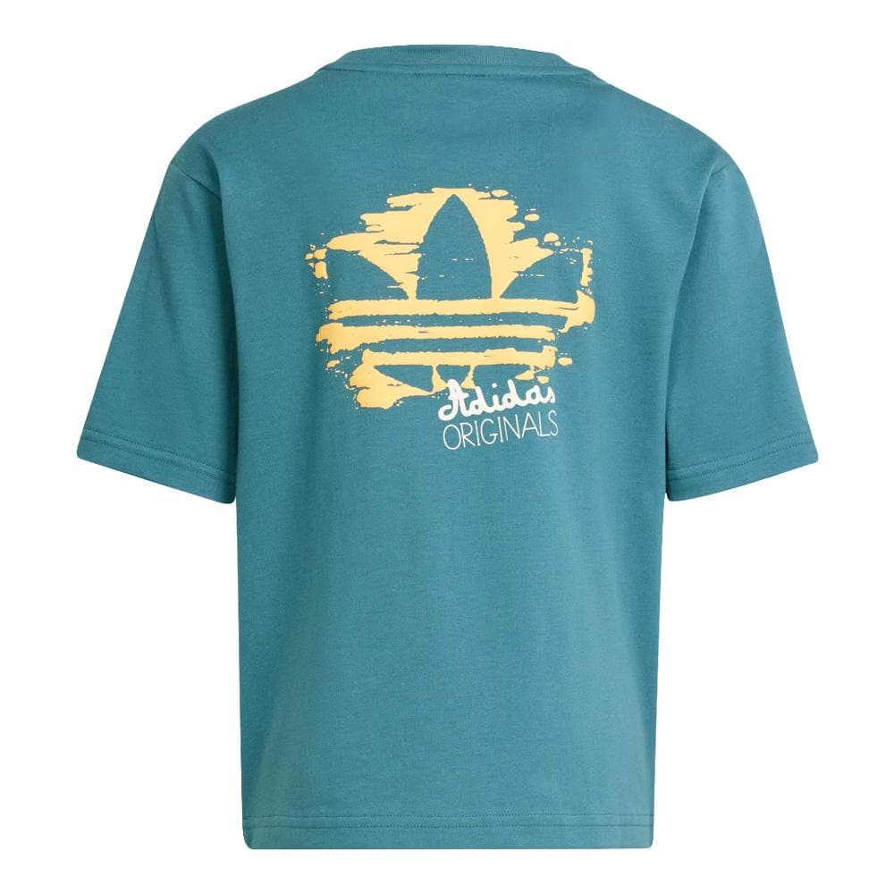 T-Shirt Vert Garçon Adidas Gfx Tee 2