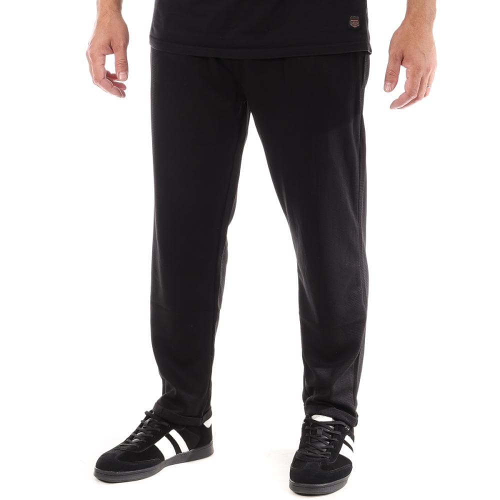 Pantalon Toile Noir Homme Paname Brothers Poly 1