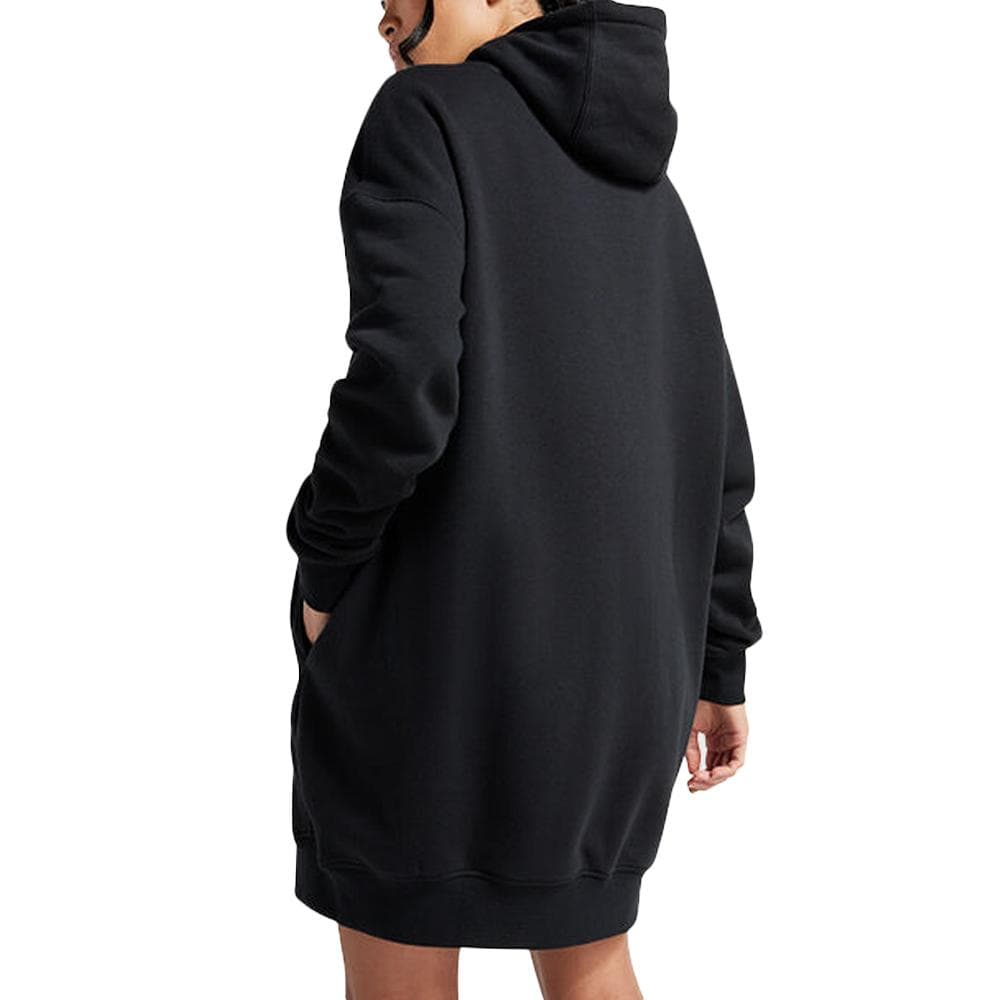 Sweat Robe Noir Femme Converse Longline 2