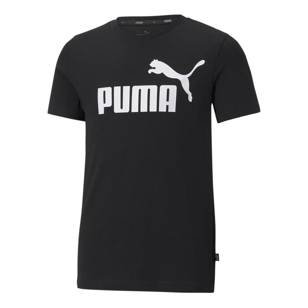 T-shirt Noir Garçon Puma ESS Logo Tee 1