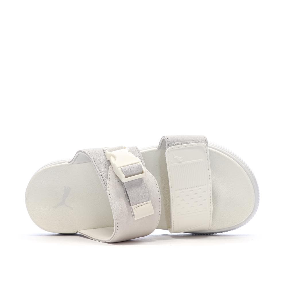 Claquettes Beiges Femme Puma Suede 4