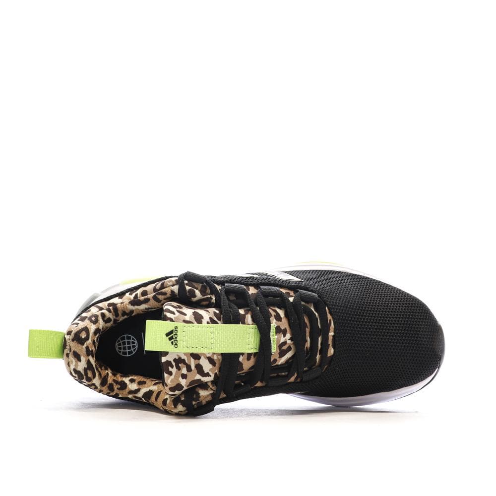 Chaussures de running Noires/Jaunes Femme Adidas Racer 4