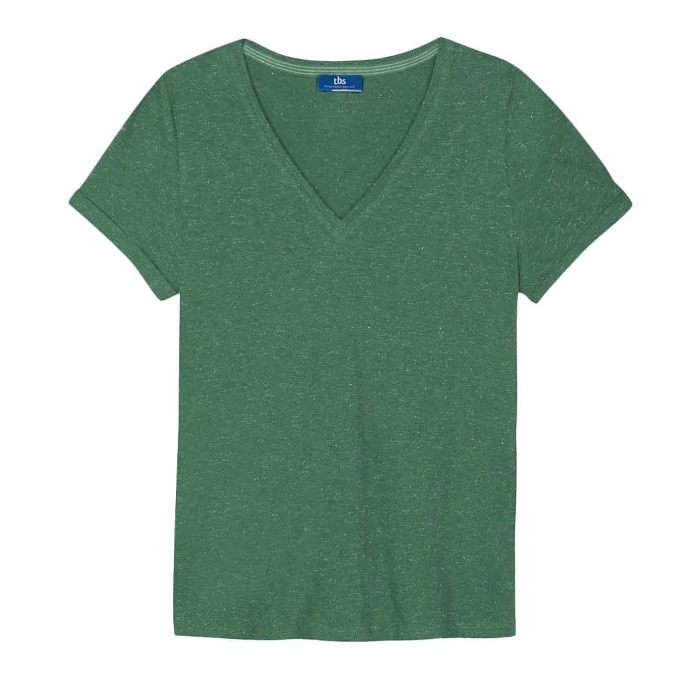 T-shirt Vert Femme TBS ADINATEE 29418 1