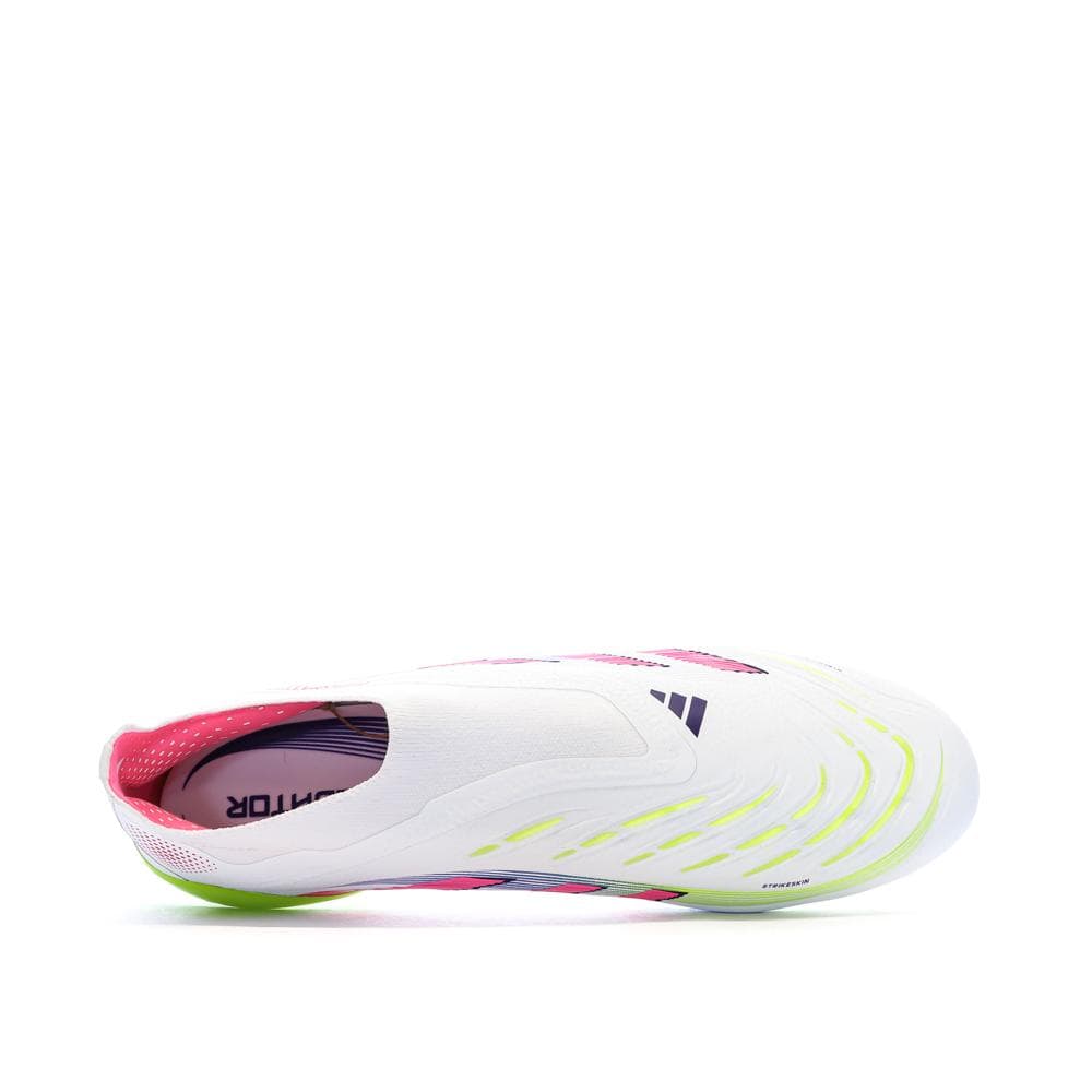 Chaussures de Foot Blanc/Rose Homme Adidas Predator Elite Ll AG 4