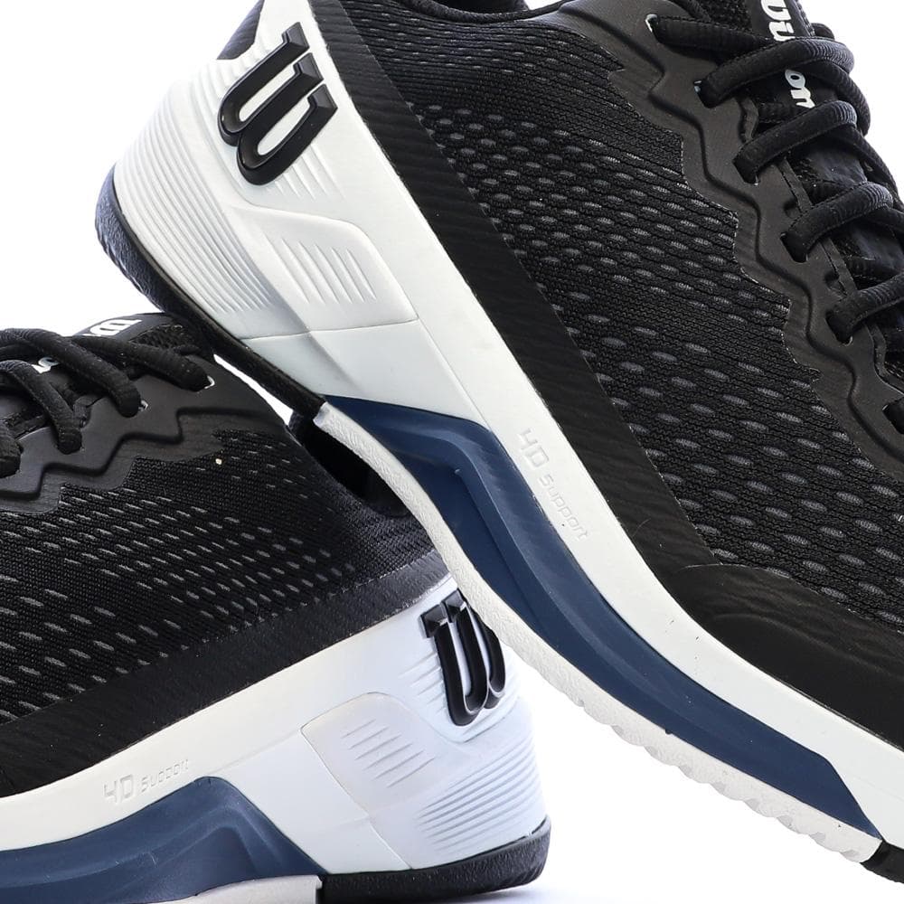 Baskets Noires/Blanches Homme Wilson Rush 7