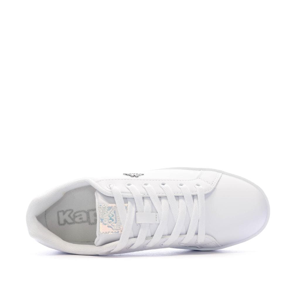 Baskets Blanches/Violet Femme Kappa Amelia 4