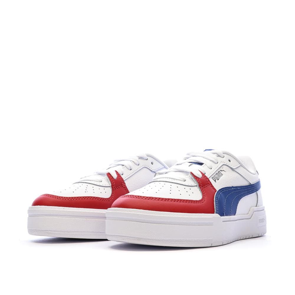 Baskets Blanches/Bleues Garçon Puma Ca Pro Block 6