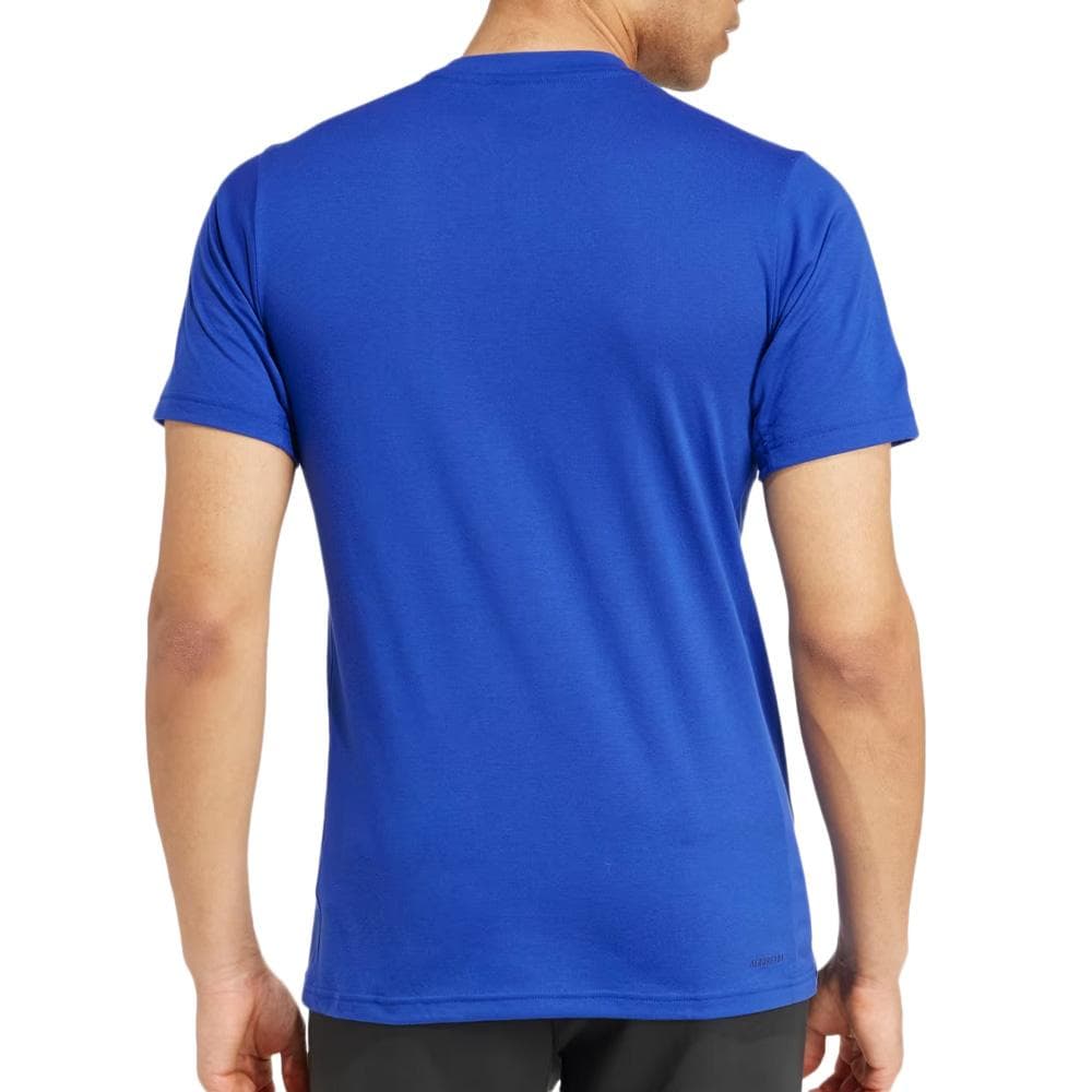 T-Shirt Bleu Homme Adidas Camo 2