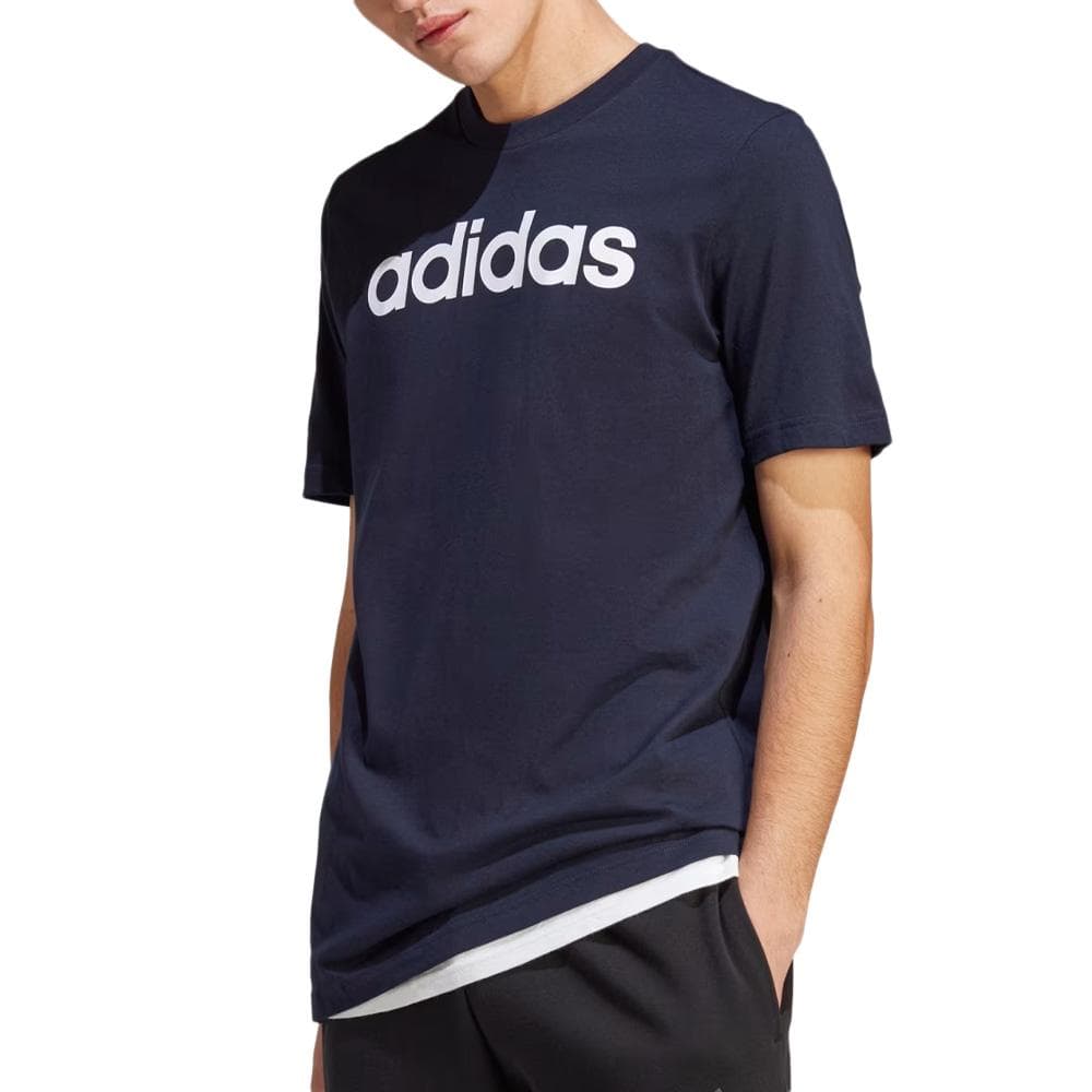 T-Shirt Marine Homme Adidas IC9275 1
