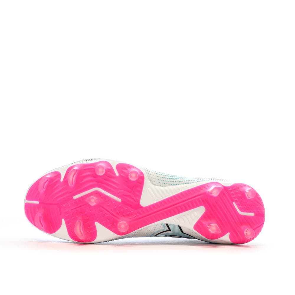 Chaussures de football Blanches/Roses Homme Puma Future 7 Match 5