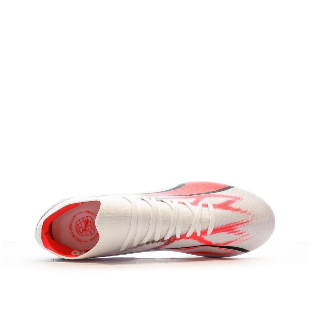 Chaussures de football Blanc/Rouge/Noir Homme Puma Ultra Match 107347-01 4