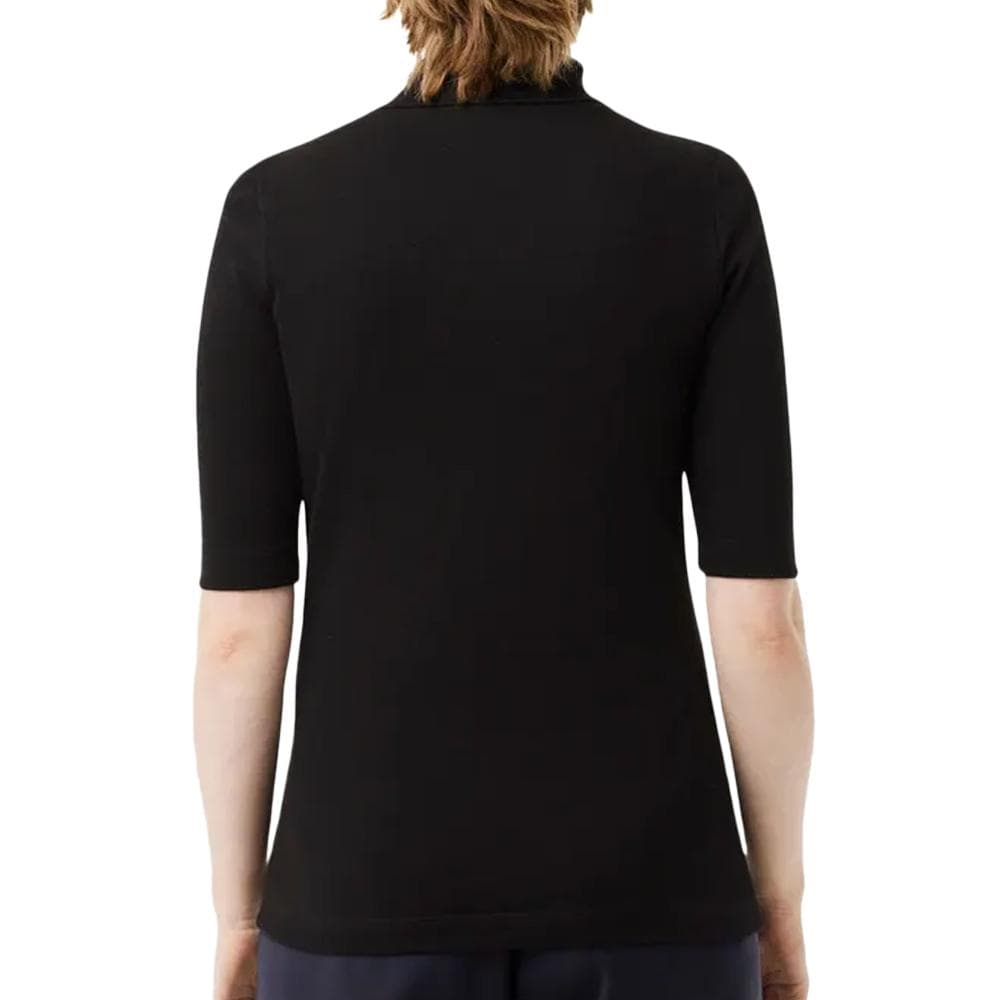 Polo Noir Femme Lacoste Polo Slim Fit 2