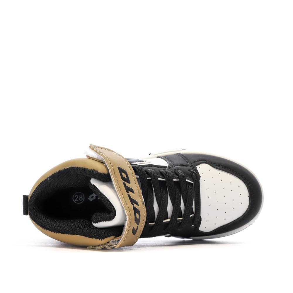 Baskets Noires/Blanches Garçon Lotto Ravenne 4