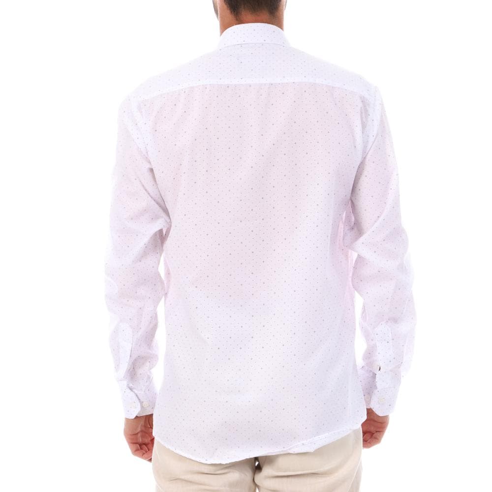 Chemise Blanche à Motifs Homme Saint Hilaire 202 2