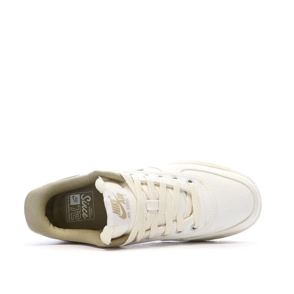Air Force 1 '07 Blanc/Taupe Femme Nike 4