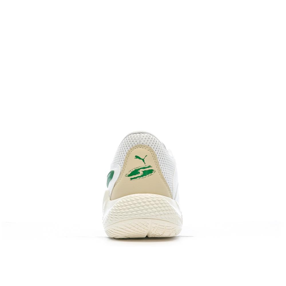 Chaussures de Basket Blanc/Vert Homme Puma Court Rider 3