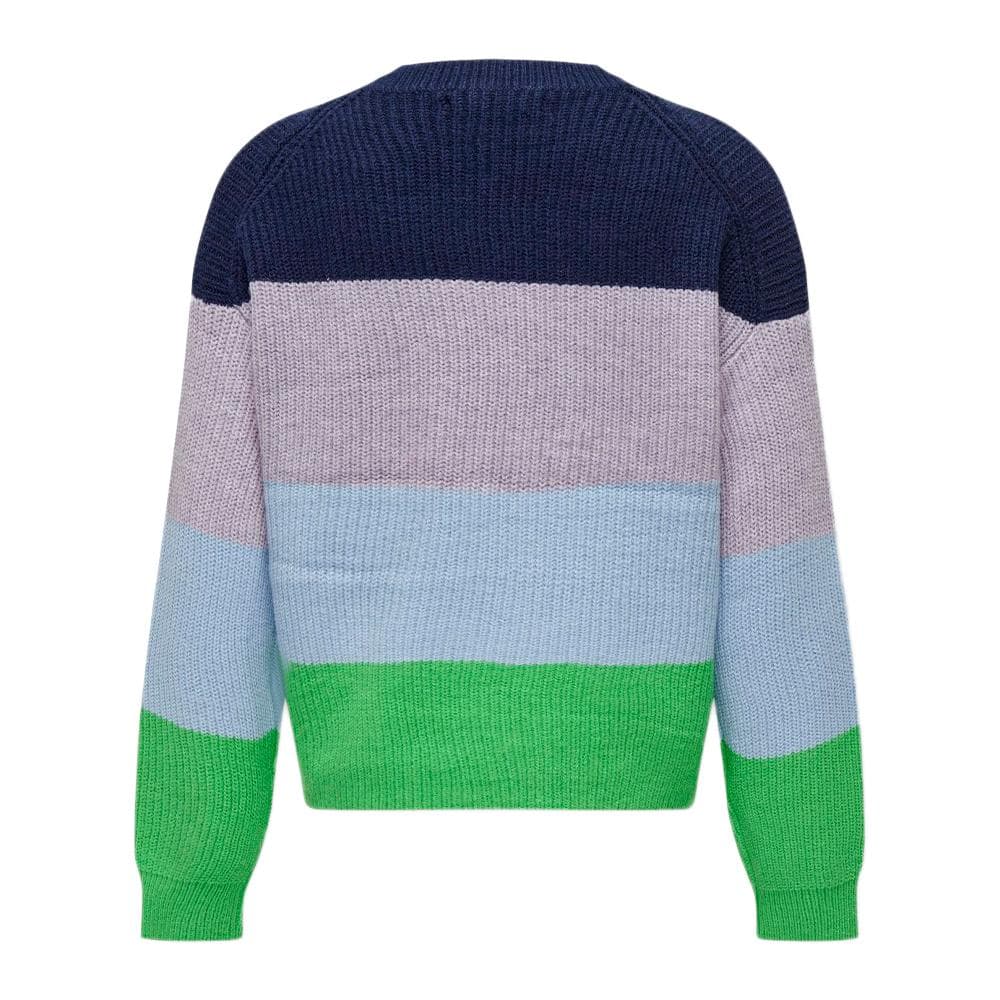 Pull Marine/Violet Fille Kids Only Stripe 2