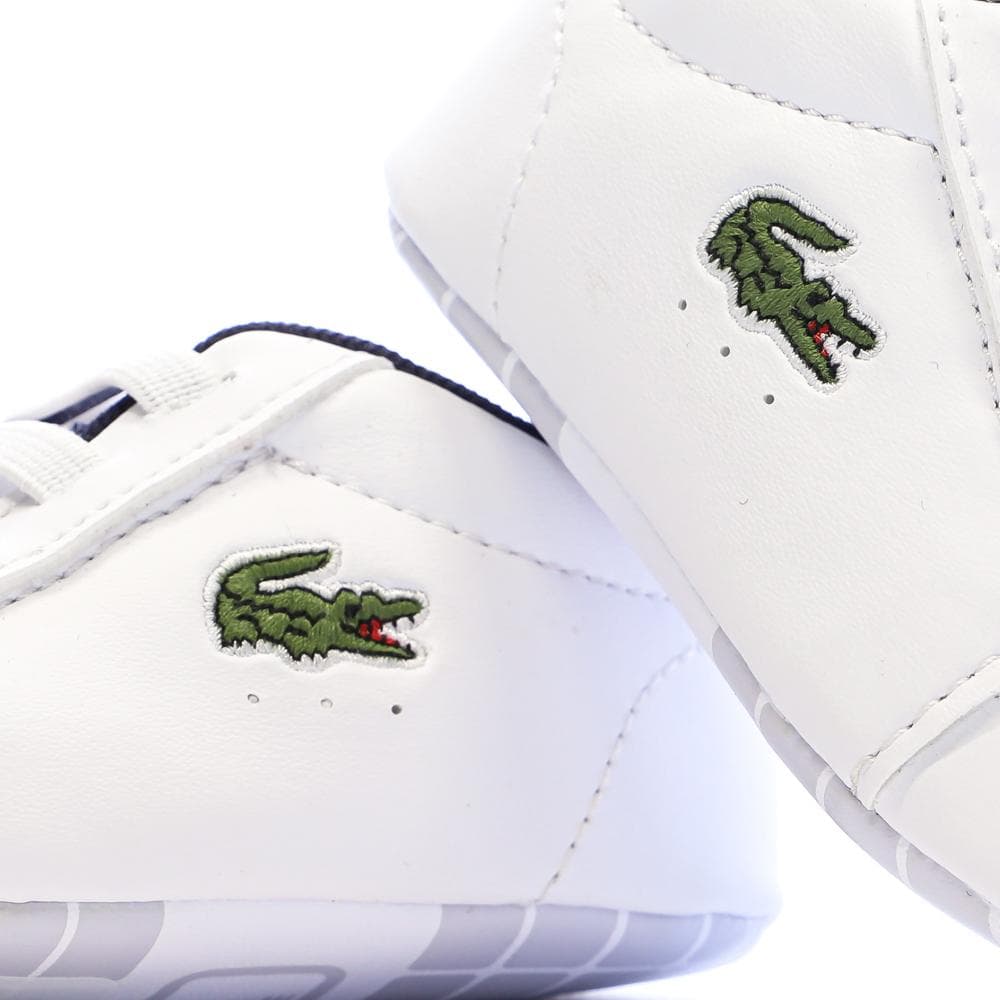 Baskets Blanches/Marine Bébé Lacoste Carnaby Set 225 7